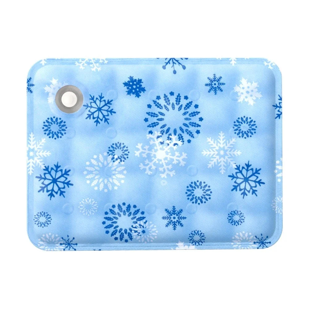 Self-Filling Cooling Mat – Ice Gel Sleeping Pad for Dogs & Cats