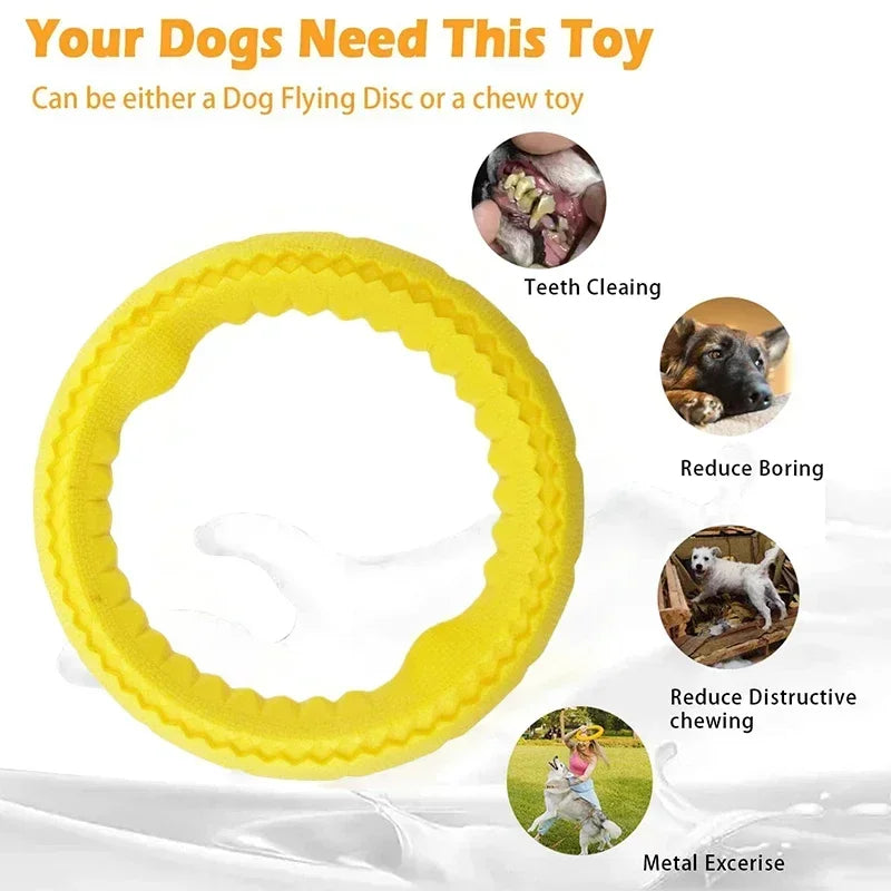 Dog Ring Toy – Durable Chew & Fetch Toy for All Dog Sizes