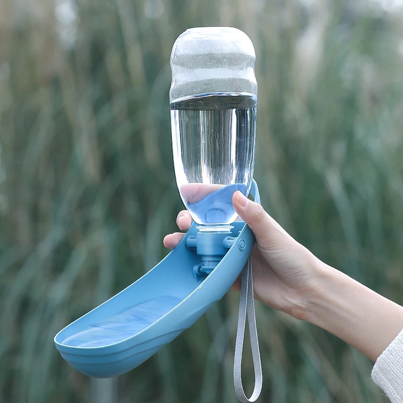Portable Dog Water Bottle – Foldable Travel Bowl for Dogs