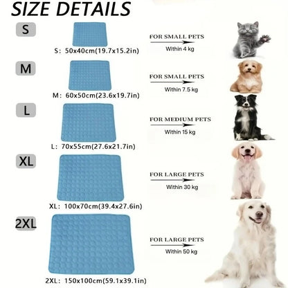 Dog Cooling Mat – Extra Large Self-Cooling Pad for Dogs & Cats