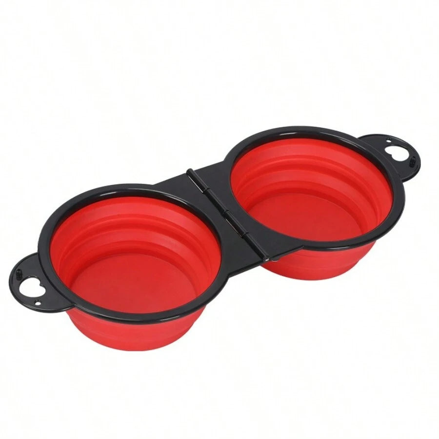 Foldable 2-in-1 Travel Bowl – Portable Food & Water Bowl for Dogs & Cats