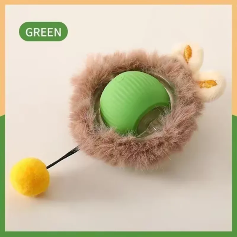 Automatic Cat Ball Toy – Self-Moving Teaser for Cats