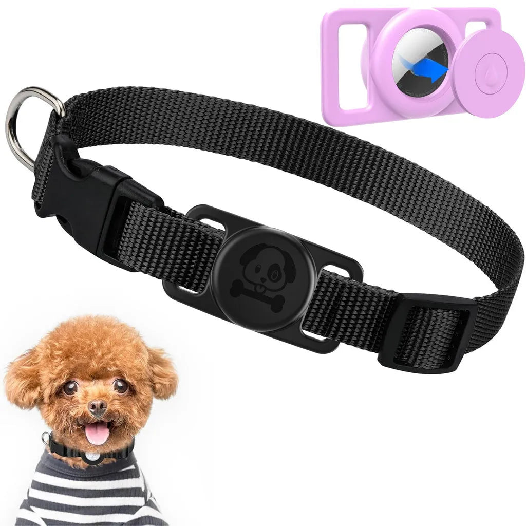 Waterproof AirTag Dog Collar – Reflective & Durable for All Pet Sizes