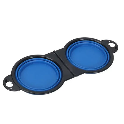 Foldable 2-in-1 Travel Bowl – Portable Food & Water Bowl for Dogs & Cats