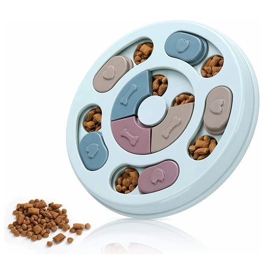 Slow Feeder Dog Bowl – Interactive Hide & Seek Training Toy