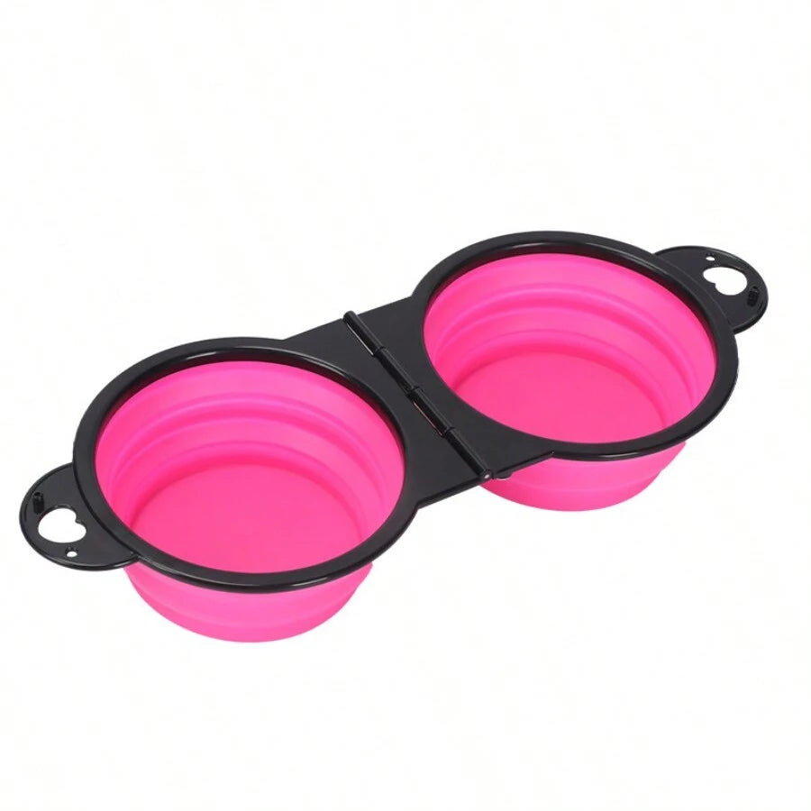 Foldable 2-in-1 Travel Bowl – Portable Food & Water Bowl for Dogs & Cats