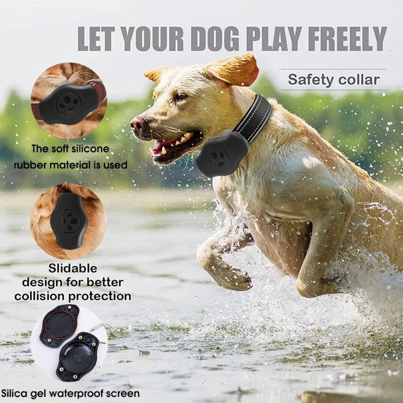 Waterproof AirTag Dog Collar – Reflective & Durable for All Pet Sizes
