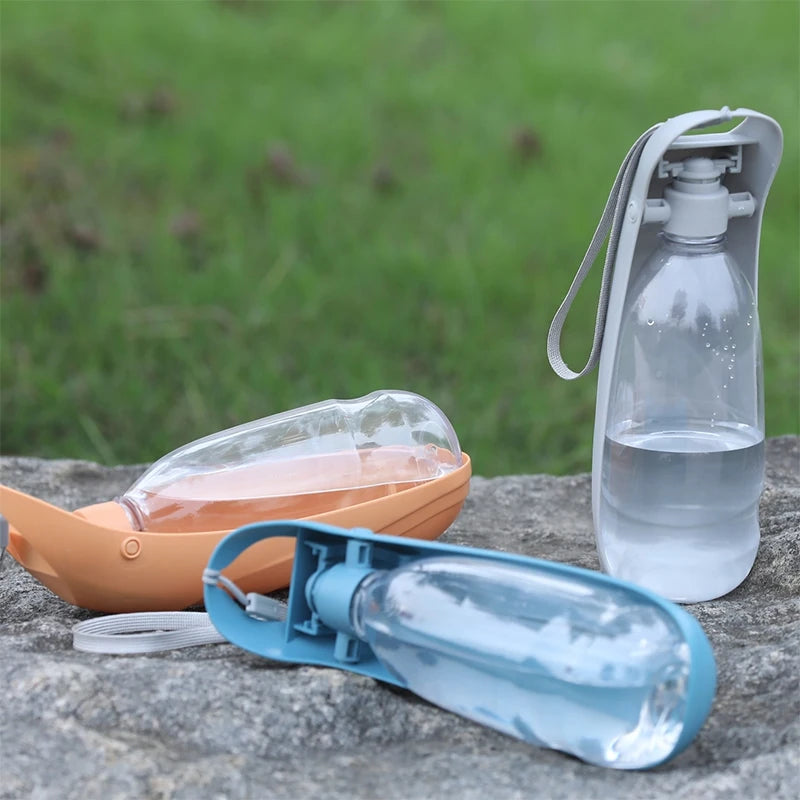 Portable Dog Water Bottle – Foldable Travel Bowl for Dogs