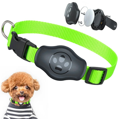 Waterproof AirTag Dog Collar – Reflective & Durable for All Pet Sizes