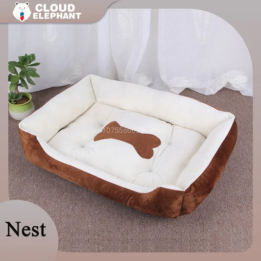 Dog & Cat Bed – Soft Pet Nest for Small, Medium & Large Dogs
