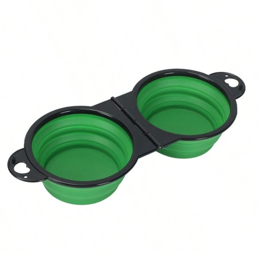 Foldable 2-in-1 Travel Bowl – Portable Food & Water Bowl for Dogs & Cats