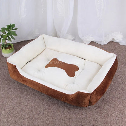 Dog & Cat Bed – Soft Pet Nest for Small, Medium & Large Dogs