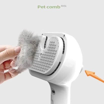 Pet Steam Grooming Brush – Spray Comb for Dogs & Cats