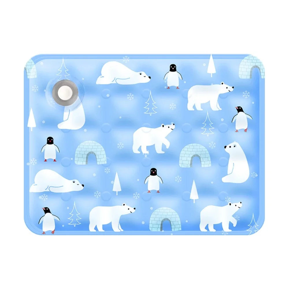 Self-Filling Cooling Mat – Ice Gel Sleeping Pad for Dogs & Cats