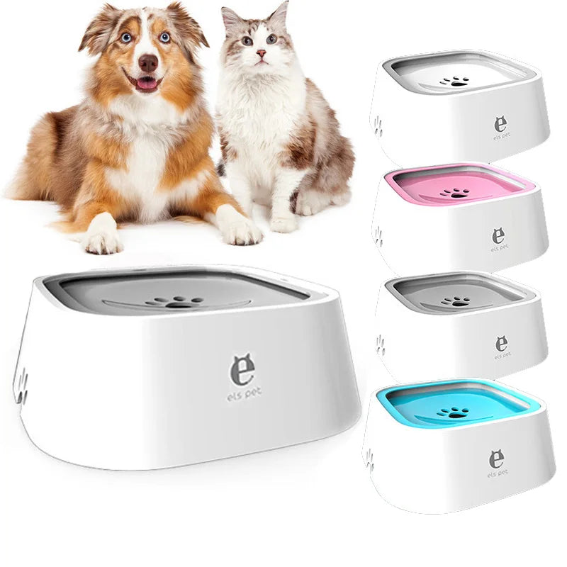 Anti-Splash Dog Water Bowl – Floating No-Wet-Mouth Dispenser for Pets