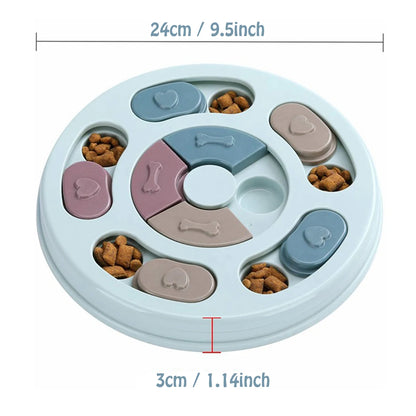 Slow Feeder Dog Bowl – Interactive Hide & Seek Training Toy