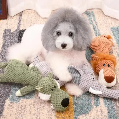 Plush Squeaky Dog Toy – Soft Durable Chew Toy for Dogs