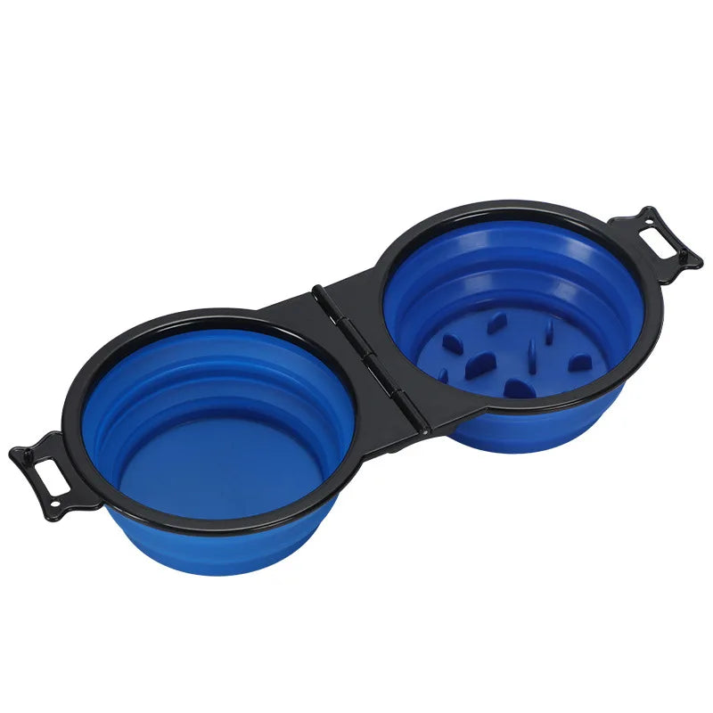 Foldable 2-in-1 Travel Bowl – Portable Food & Water Bowl for Dogs & Cats