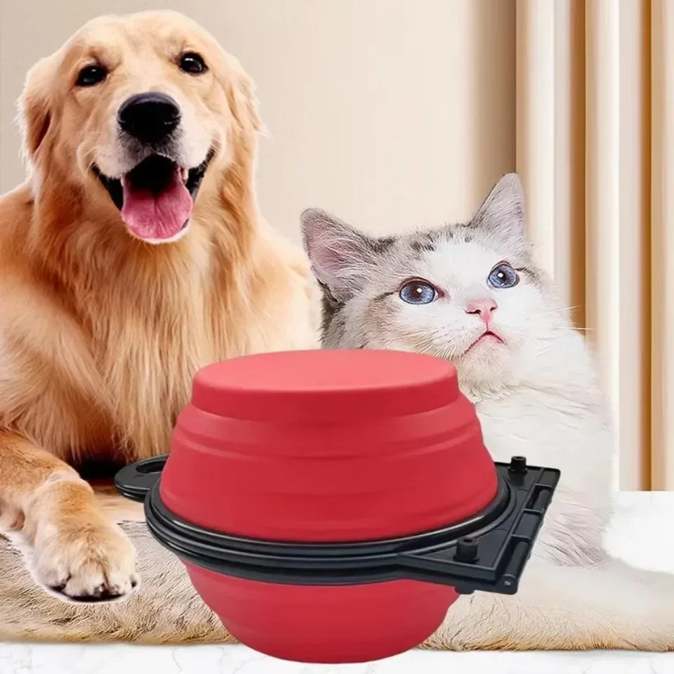 Foldable 2-in-1 Travel Bowl – Portable Food & Water Bowl for Dogs & Cats