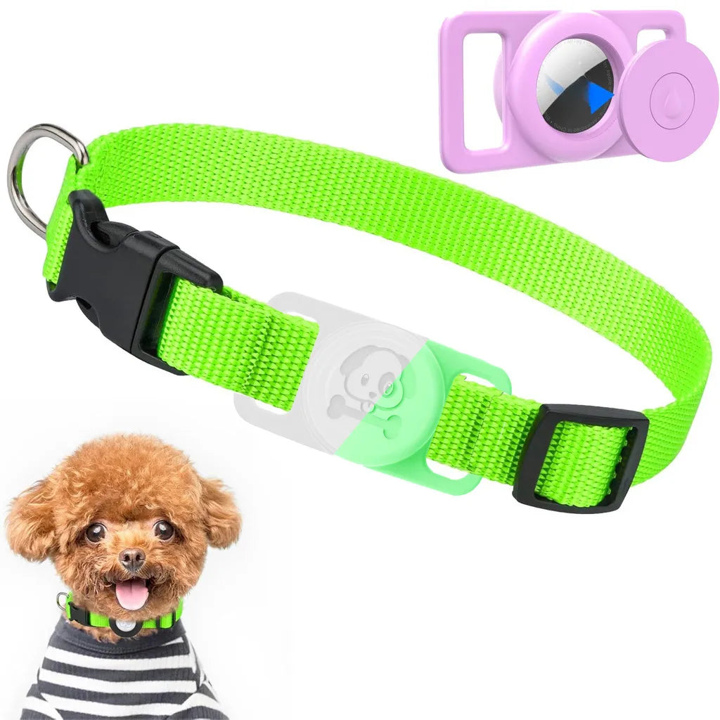 Waterproof AirTag Dog Collar – Reflective & Durable for All Pet Sizes