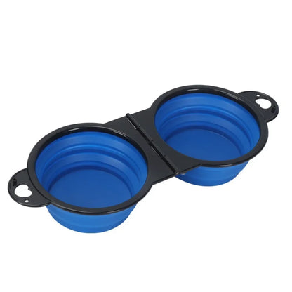 Foldable 2-in-1 Travel Bowl – Portable Food & Water Bowl for Dogs & Cats